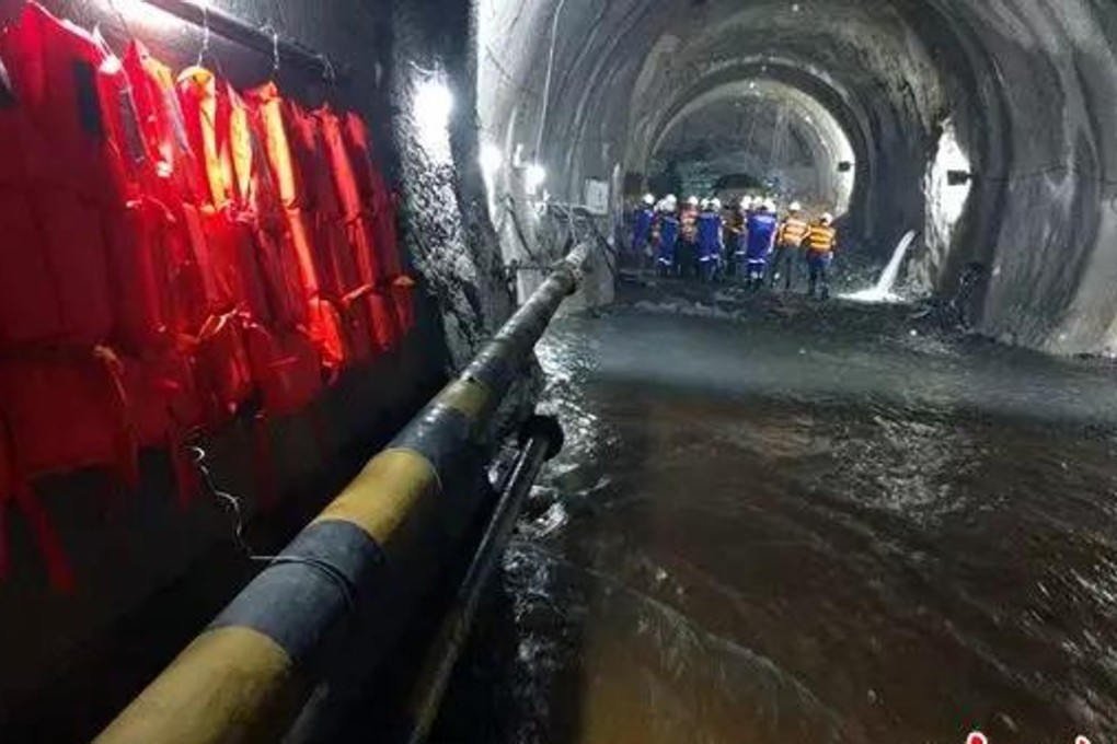 The 14.5km Dazhushan tunnel in the Hengduan Mountains of Yunnan province has been under construction for nine years – and it’s still not completed. Photo: Handout