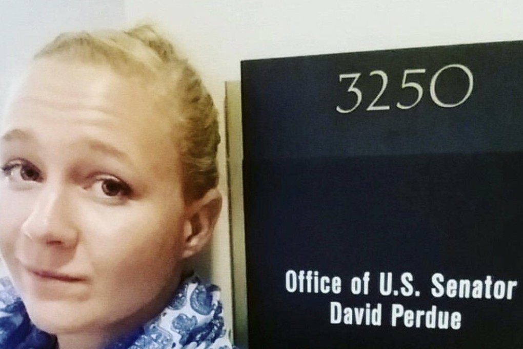 Reality Winner, 25, a federal contractor charged by the US Department of Justice for sending classified material to a news organisation. Photo: Reuters