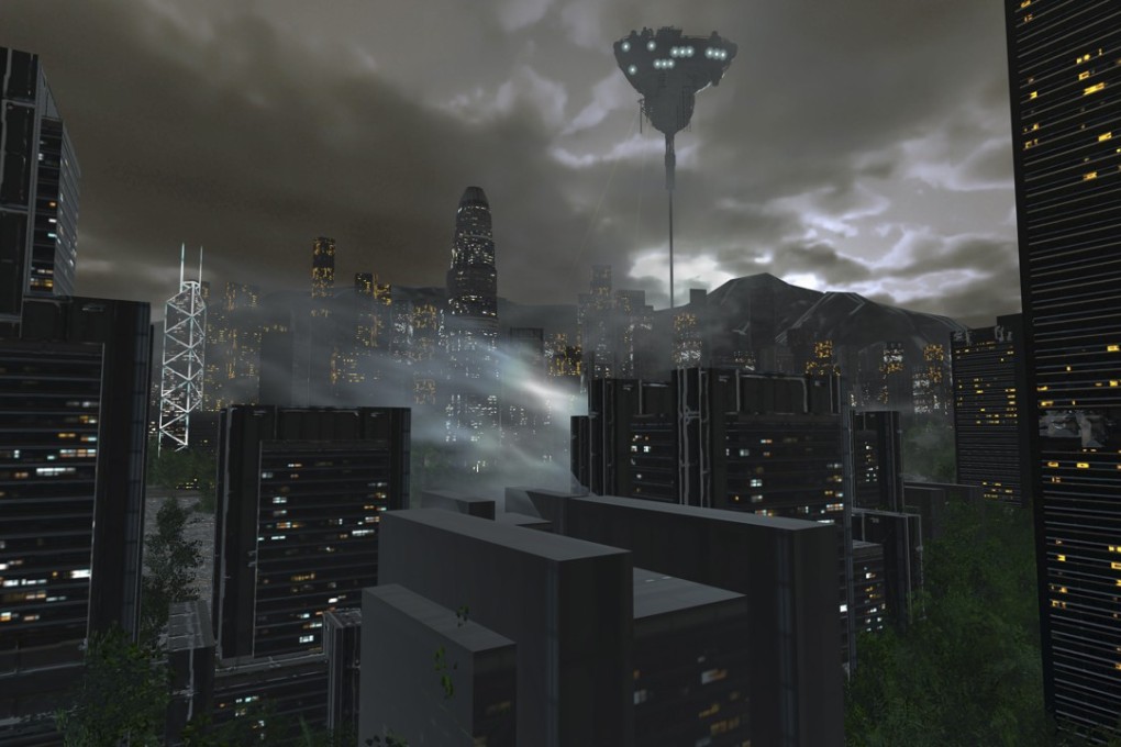 A screenshot from the game shows the Hong Kong skyline. Photo: Cmune