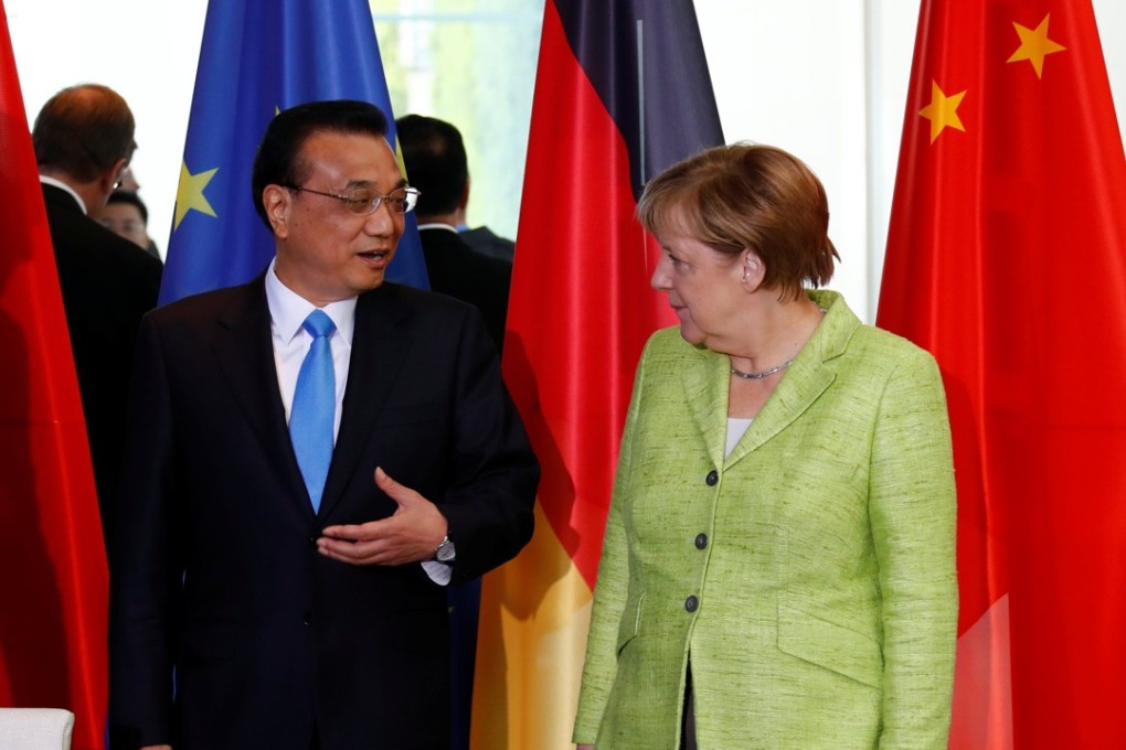 Chinese Premier Li Keqiang and German Chancellor Angela Merkel talked last week of the importance of the two countries’ newly defined relations. Photo: Reuters