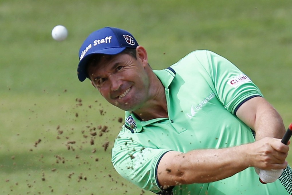 Former major champion Padraig Harrington faces a period out after being injured while conducting a coaching lesson to a club amateur. Photo: AP