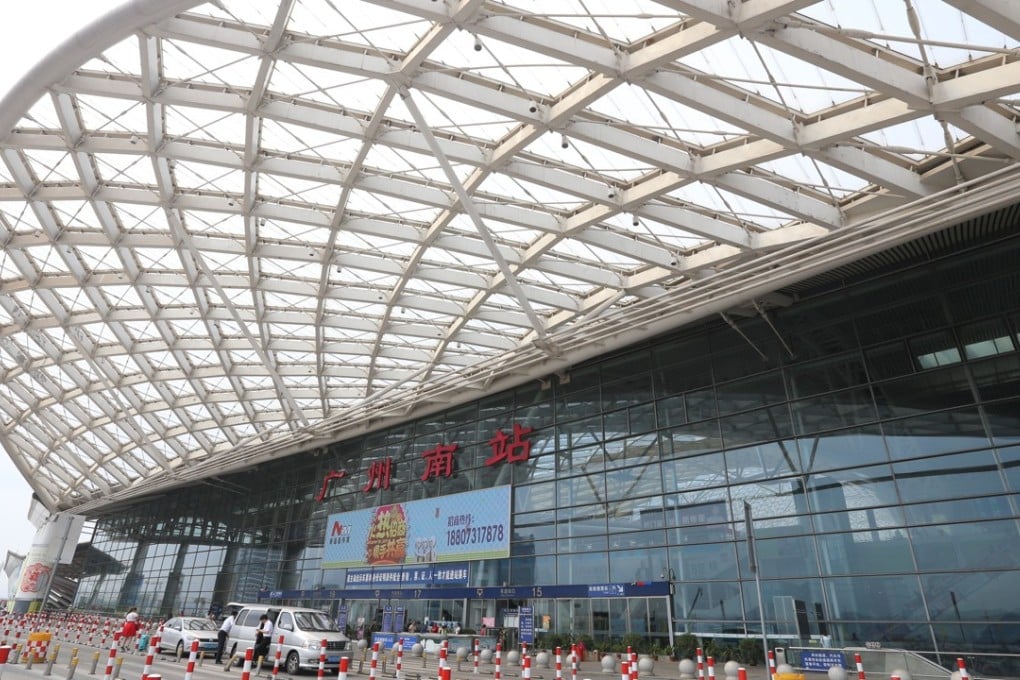 Guangzhou South station, the future terminus of the express rail link. The link will make getting to Guangdong and a range of adjoining regions beyond the Pearl River Delta far easier and quicker, opening up new economic and lifestyle possibilities for Hong Kong people. Photo: Dickson Lee