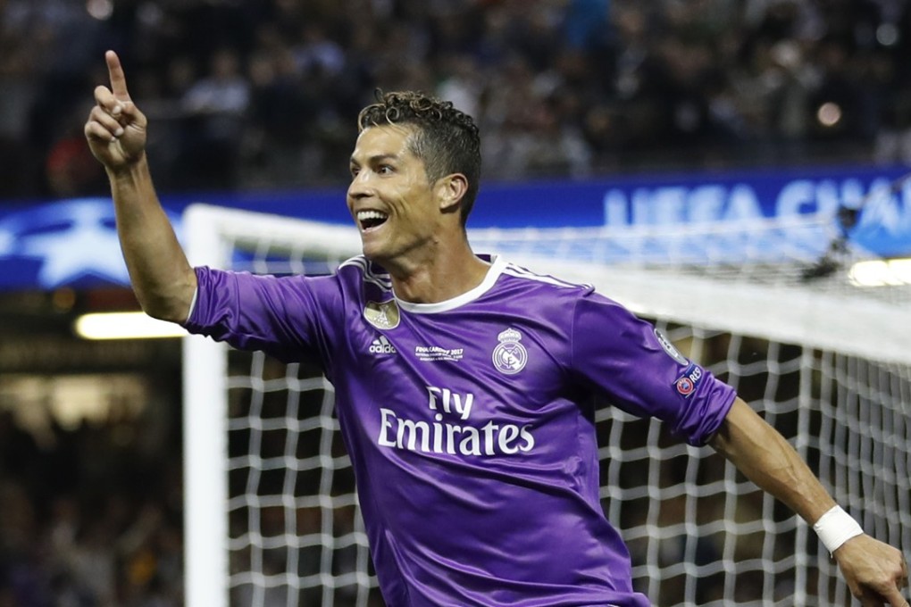 Real Madrid's Cristiano Ronaldo celebrates scoring their third goal against Juventus. Photo: Reuters