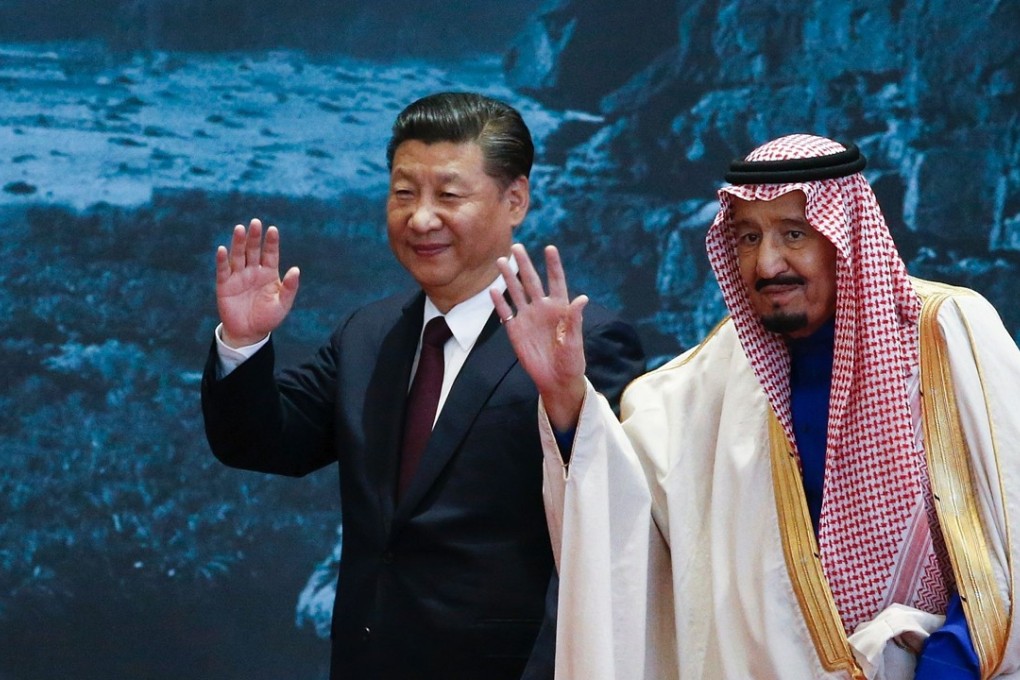 Chinese President Xi Jinping and Saudi King Salman bin Abdulaziz Al Saud in Beijing in March. Photo: AFP
