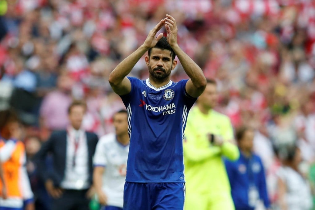 Chelsea striker Diego Costa told reporters that manager Antonio Conte said he is no longer needed at the Premier League champions. Photo: Reuters
