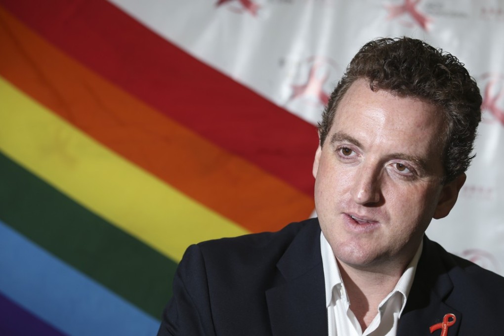 Andrew Chidgey, chief executive of Aids Concern Hong Kong. Photo: David Wong