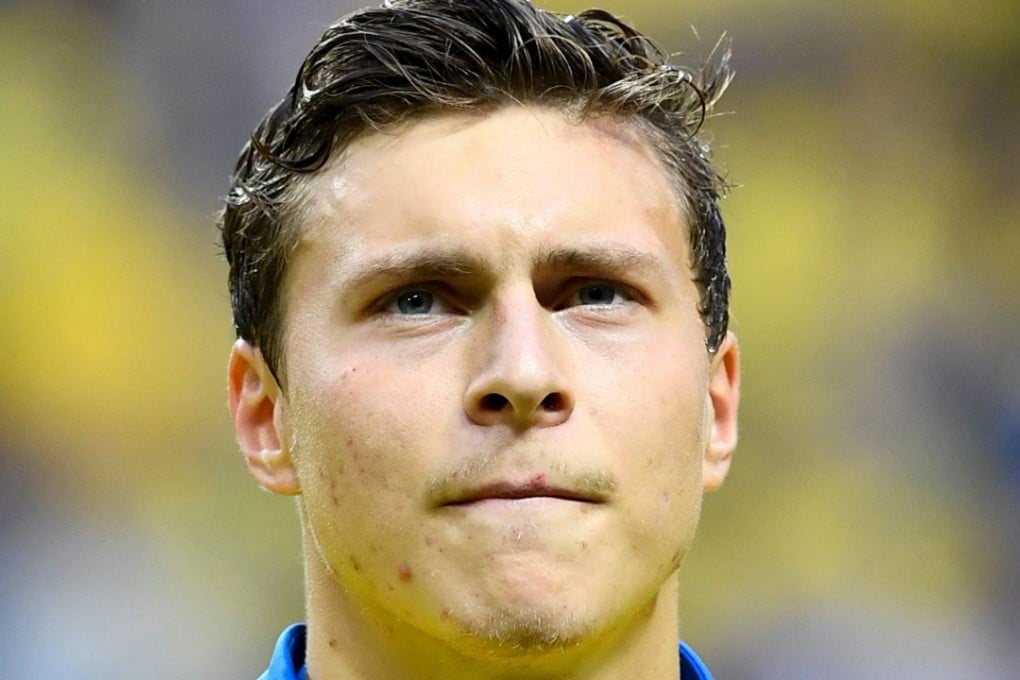 Sweden defender Victor Lindelof ahead of the match against France in Solna. Photo: AFP