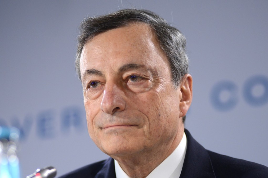 Mario Draghi, president of the European Central Bank, has hinted that the easing bias is over and the odds of winding down its monthly bond buying programme have risen sharply in 2018. Photo: Bloomberg