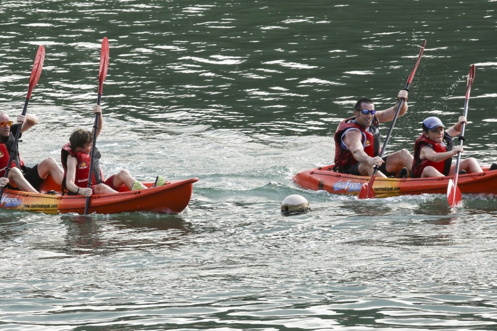 Competitors in Tai Tam. Photo: Jonathan Wong
