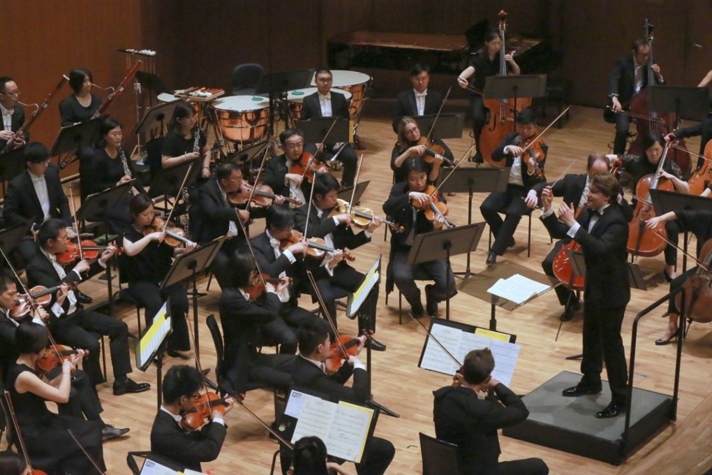 Hong Kong Sinfonietta with conductor Clemens Schuldt. Photo: Hong Kong Sinfonietta