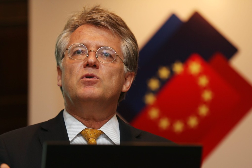 Joerg Wuttke says he is considering running for the European Parliament in 2019. Photo: EPA