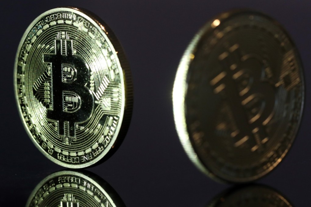The price of bitcoin hit a record US$3,108 during Monday trading, three times the US$985 it was worth early this year. Photo: Bloomberg