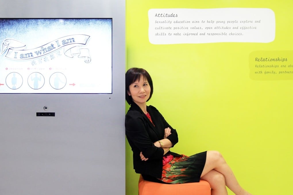 Susan Fan, executive director of the Family Planning Association, says schools must address topics raised in pornographic films. Photo: Jonathan Wong