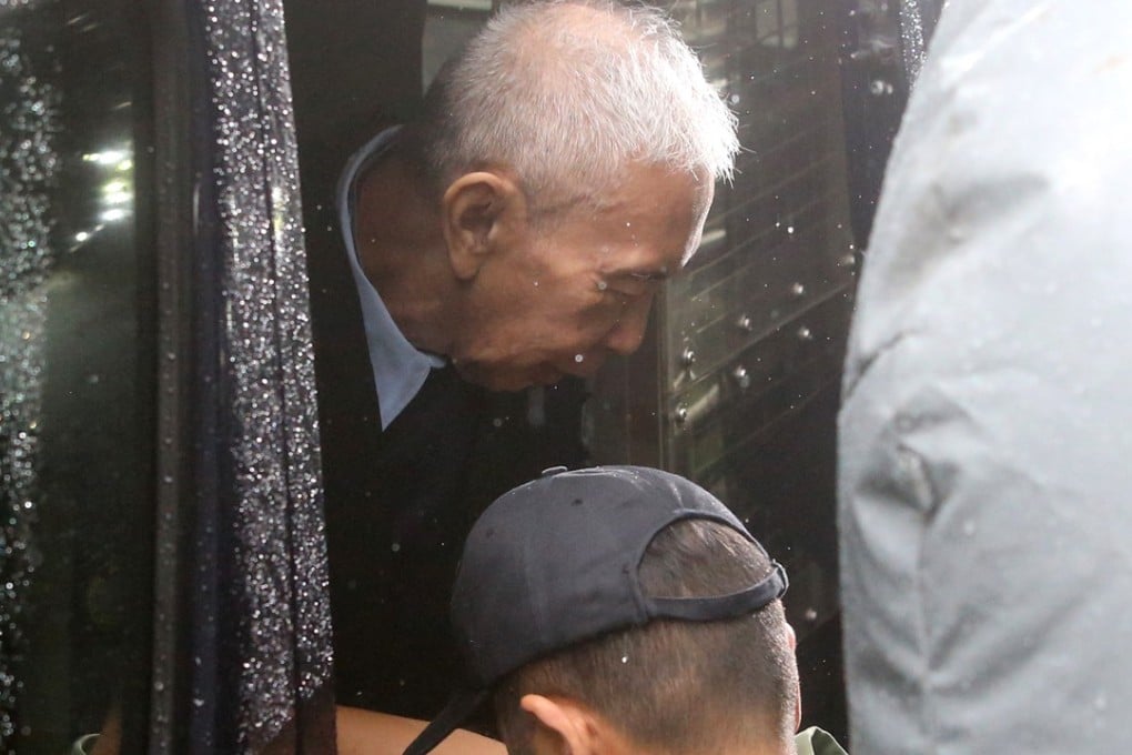 Former chief secretary Rafael Hui arrives at the Court of Final Appeal to hear the judgment. Photo: Sam Tsang