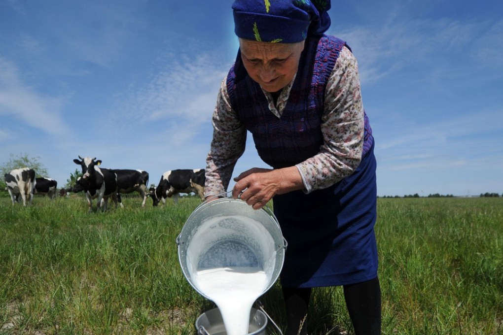 A spat between Russia and Belarus seems to have spilt over into the dairy sector, as Moscow has whipped up a conflict that is pushing its neighbour to export its products to China. Photo: AFP