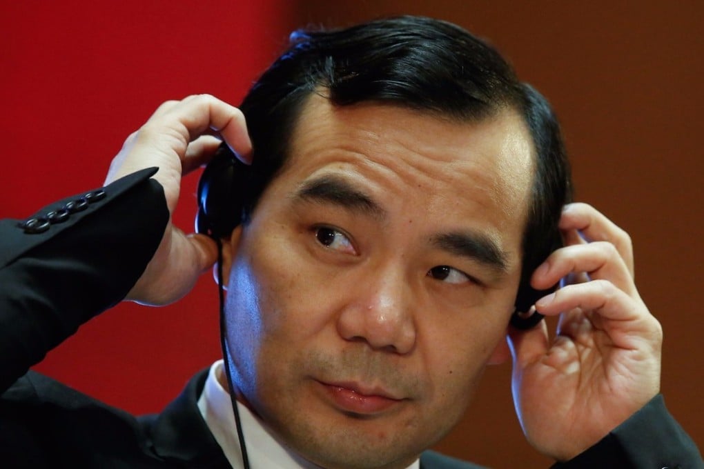 Analysts are worried that the apparent disappearance of Wu Xiaohui, pictured, could lead to a liquidity crunch that infects the wider industry. Photo: Reuters