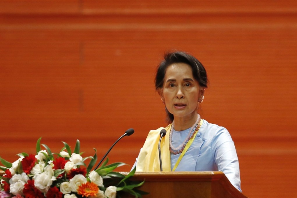 Aung San Suu Kyi has been silent on the plight of Myanmar’s Rohingya Muslim minority. Photo: EPA