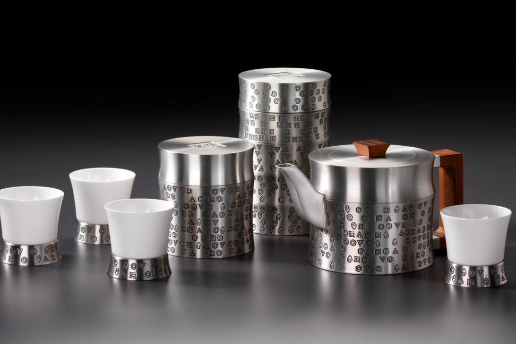 A tea set from Freeman Lau’s Five Elements series for Royal Selangor.