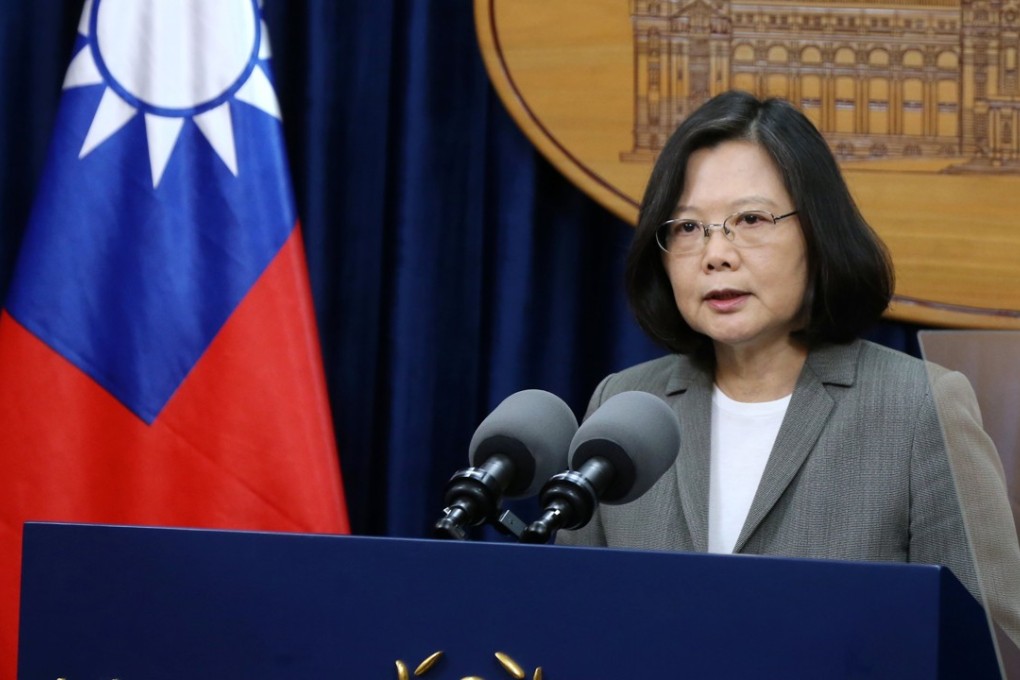 President Tsai Ing-wen denounces China establishing diplomatic ties with Taiwan's ally Panama at a news conference in Taipei, Taiwan, 13 June 2017. Tsai blasted China for suppressing Taiwan's 'diplomatic space' and added that Taiwan will not bow under China's pressure. Photo: EPA