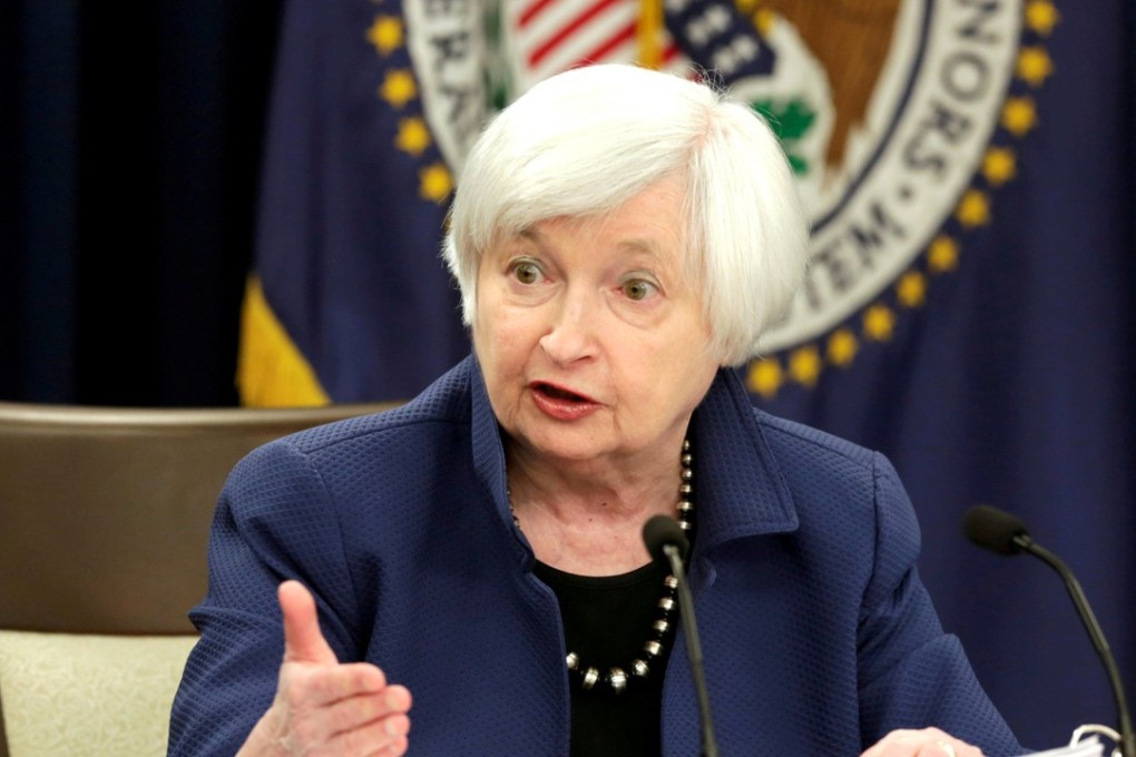 Federal Reserve Chair Janet Yellen. The Fed raised US interest rates as expected in a widely telegraphed move. Photo: Reuters