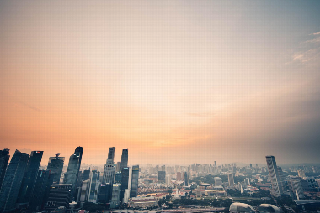 The view from the Marina Bay Sands Skypark. Photo: Klaus Tan