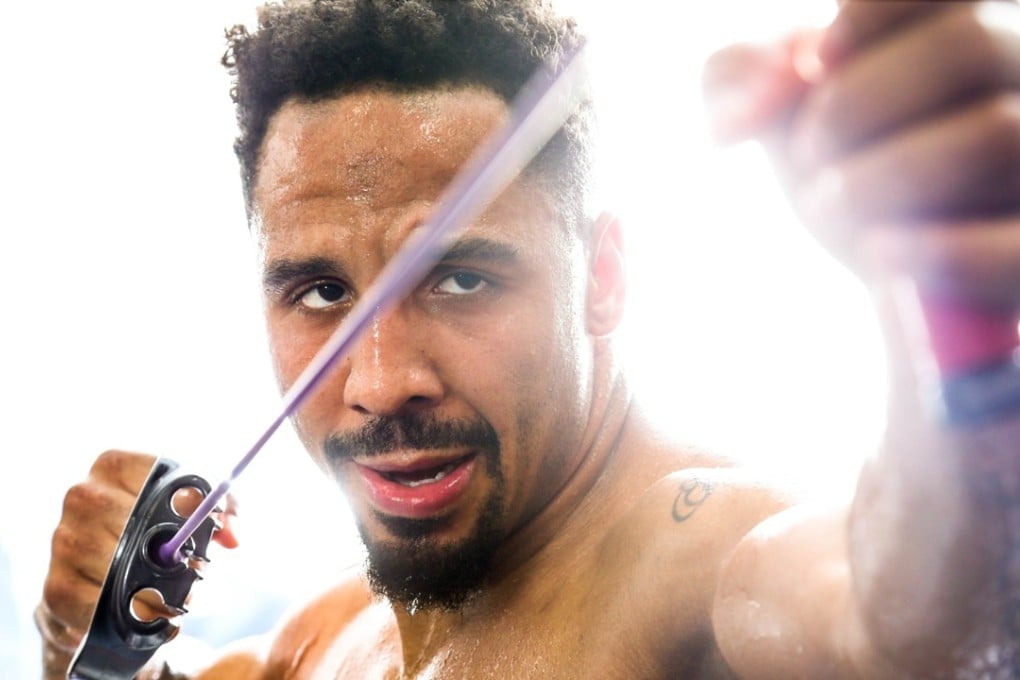 Andre Ward during an open media workout in Hayward, California. Photo: AFP