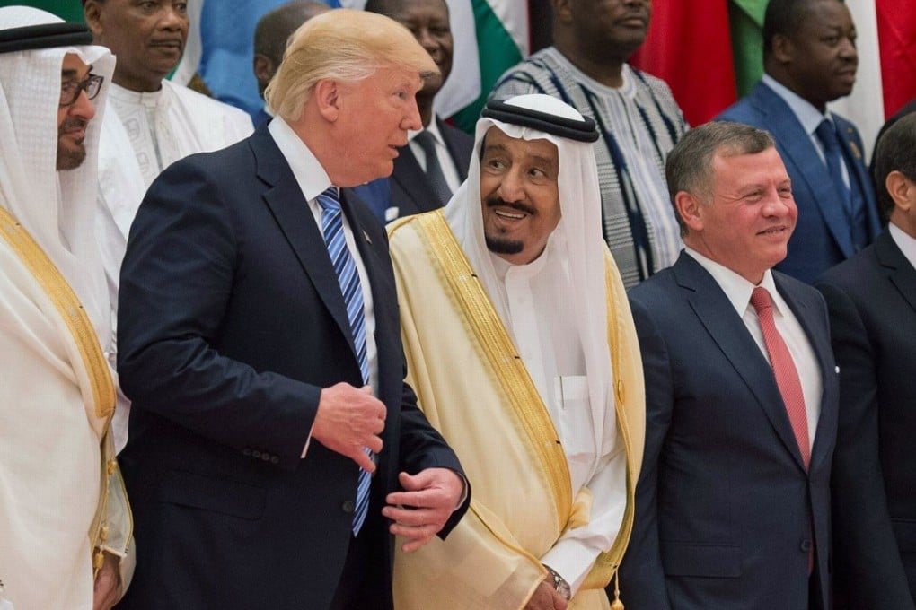 US President Donald Trump and King Salman of Saudi Arabia in Riyadh. Photo: EPA
