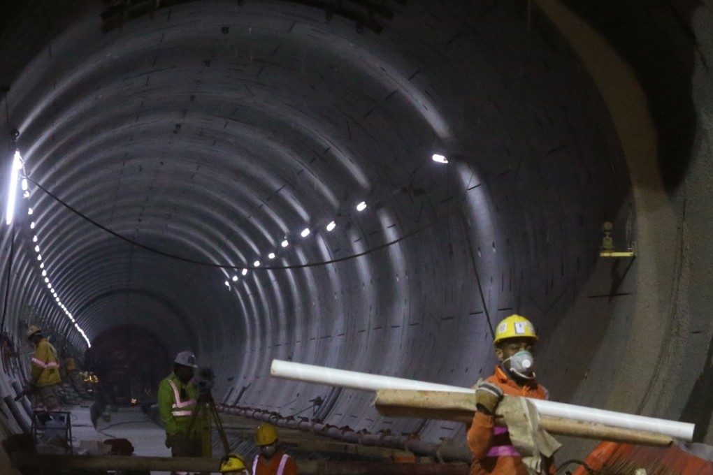 The Sha-Tin-Central rail link has faced several delays and cost overruns over the years. Photo: K. Y. Cheng