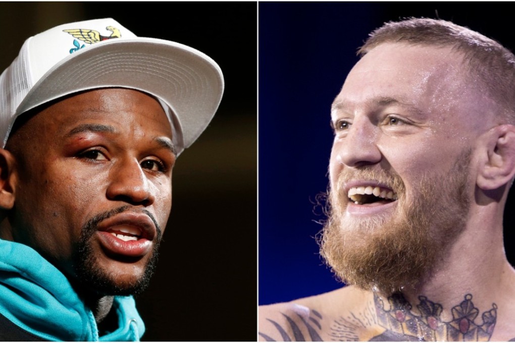 Floyd Mayweather and Conor McGregor. Photo: AP
