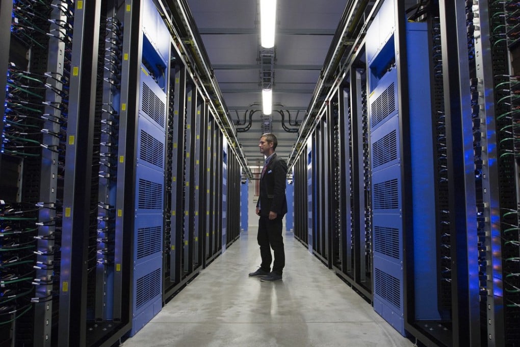 The server hall at Facebook's data storage centre in Sweden, which handles all data processing from Europe, Middle East and Africa. Algorithms have made obsolete any need for face-to-face plotting by price fixers. Photo: Bloomberg