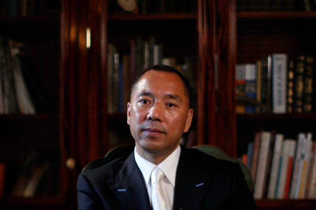 Guo Wengui during an interview in New York in April. Photo: Reuters