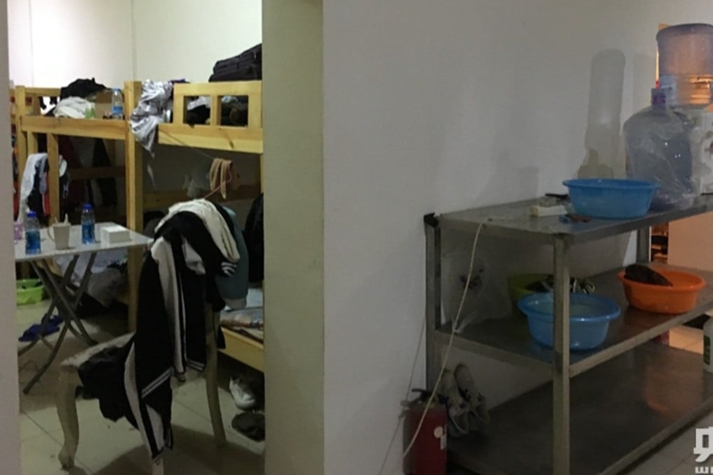 The basement was divided into a number of dorms for up to 36 people. Photo: Handout