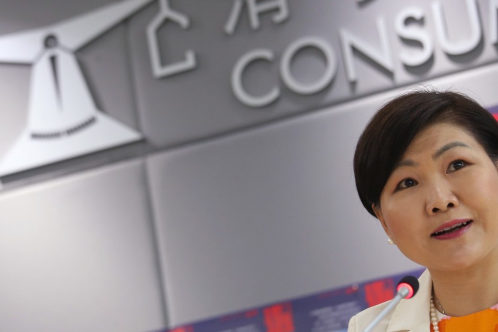 Consumer Council chief Gilly Wong says Hongkongers only practise sustainable consumption when there are instant benefits. Photo: David Wong