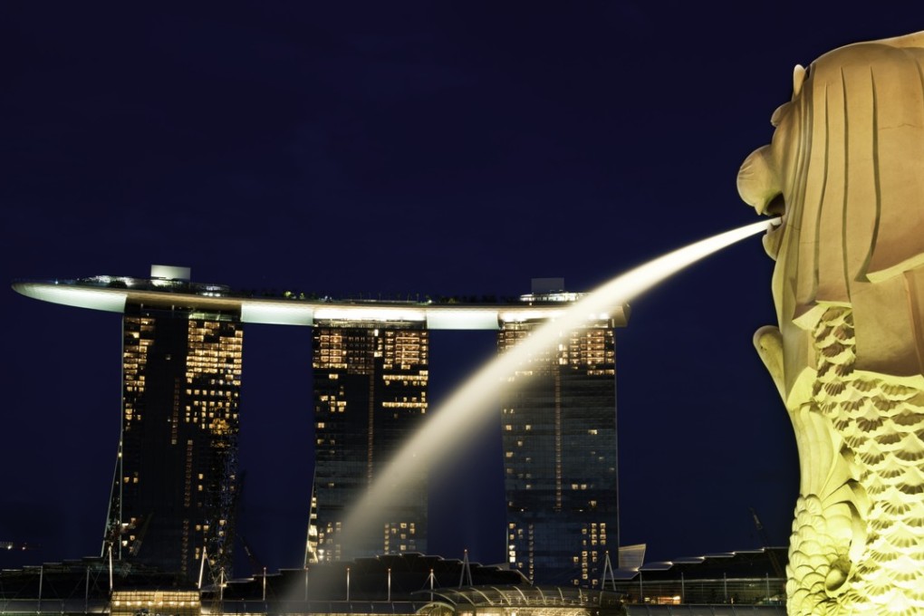 The Merlion statue and the Marina Bay Sands. Photo: SCMP/Keith Chan