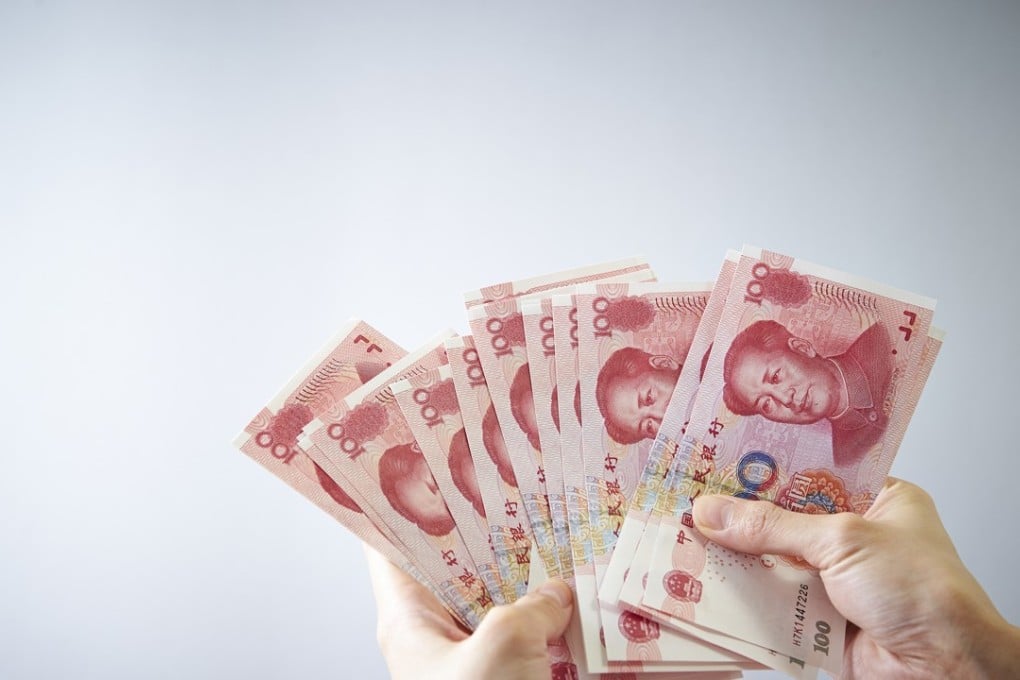 A stack of crisp renminbi notes. Photo: Shutterstock