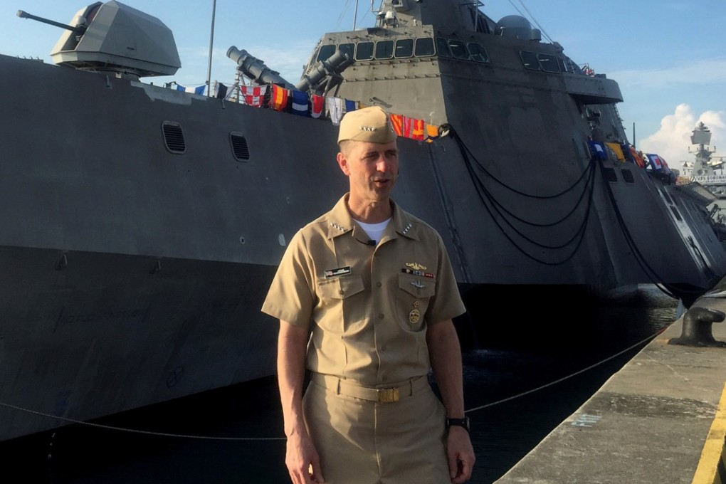 US Navy chief of operations Admiral John Richardson in Singapore in May, 2017. Photo: Reuters