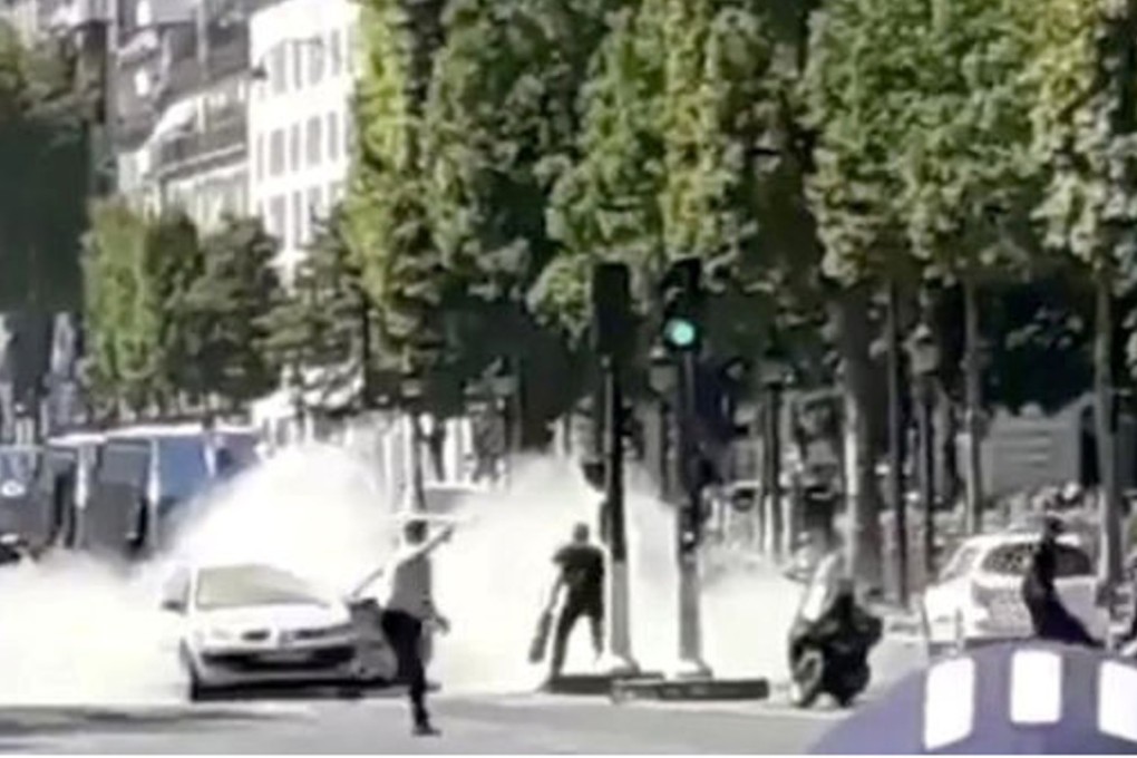Man who rammed car into police van in Paris was on terror watchlist ...