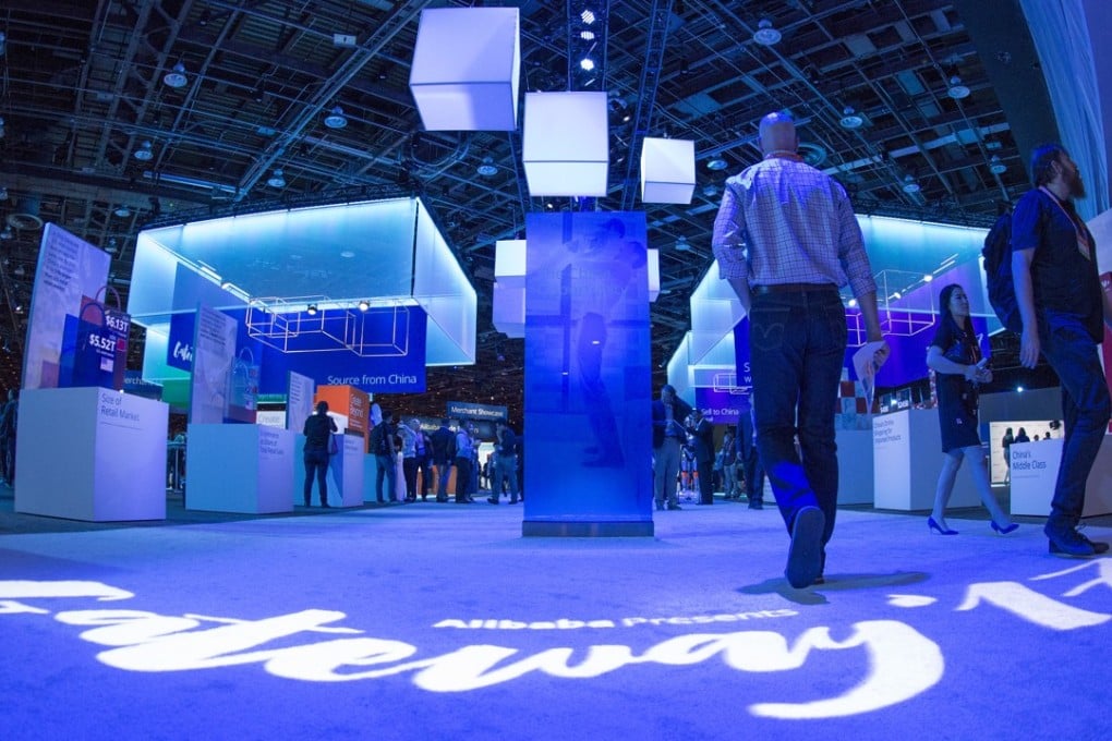 Alibaba’s Gateway ’17 forum in Detroit aimed to introduce small US businesses to the Chinese online retailing market. Photo: AFP
