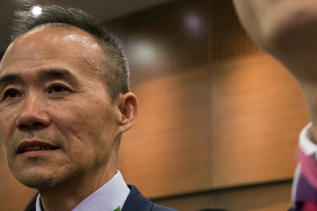 Vanke's Wang Shi said on Wednesday he is stepping step down as chairman by the end of the month, of the company he founded three decades ago, handing the baton to chief executive, Yu Liang. Photo: Reuters