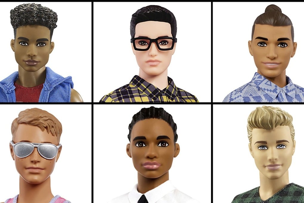 This photo combo of a variety of Ken dolls. Photo: AP