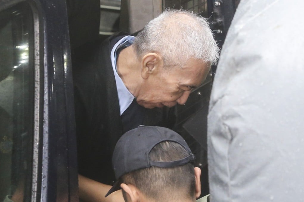 Former Chief Secretary Rafael Hui Si-yan arriving at the Court of Final Appeal in Central on June 14, 2017. Photo: Sam Tsang