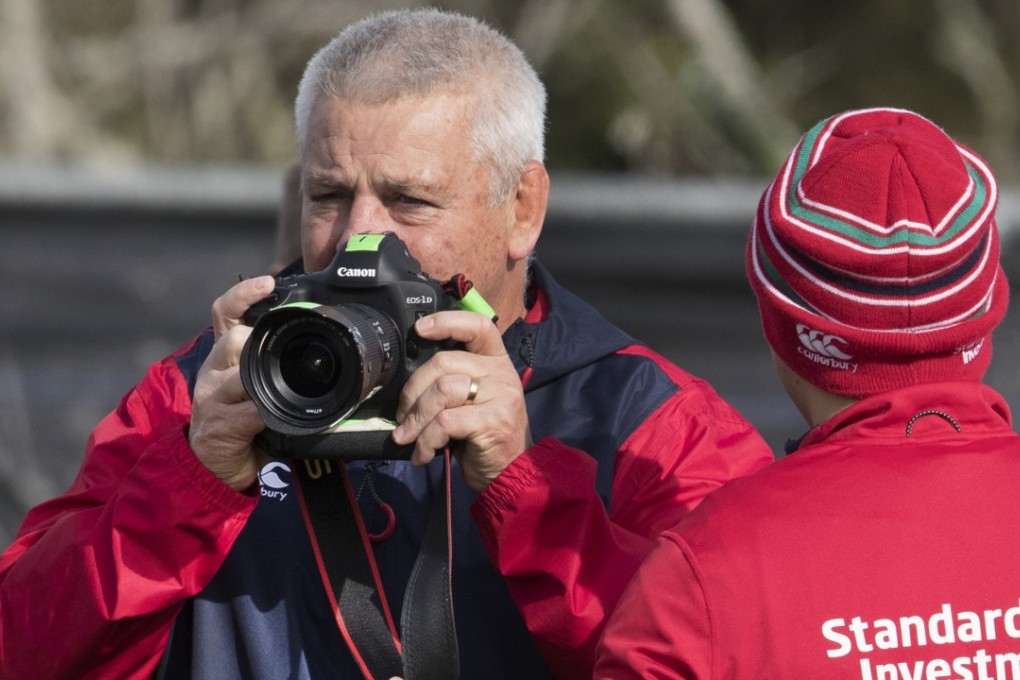 British & Irish Lions coach Warren Gatland. Photos: AP