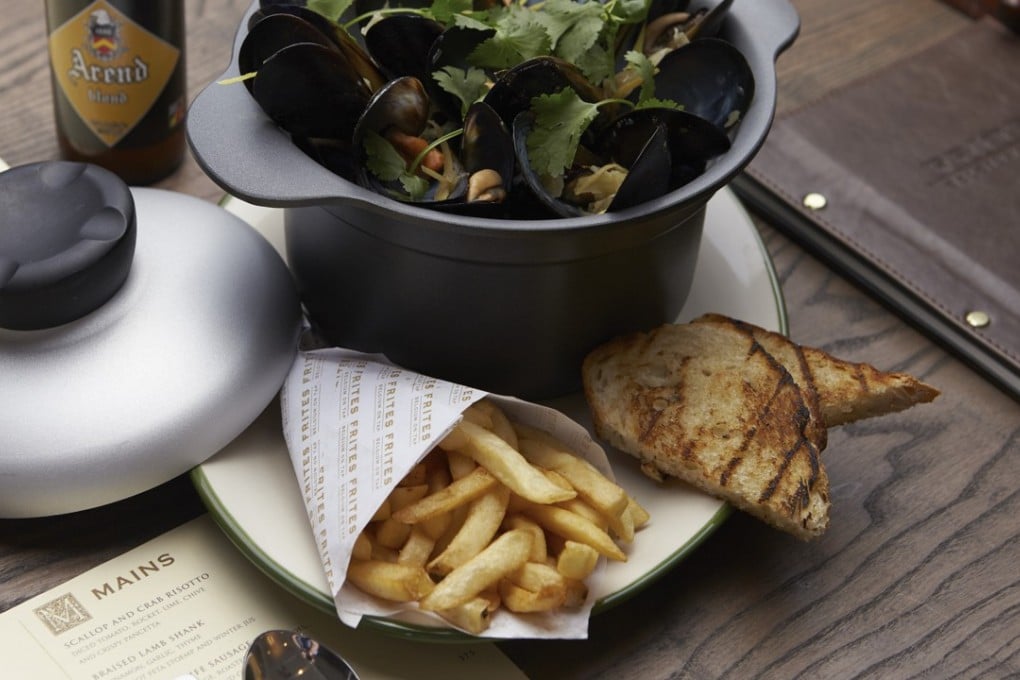 Mussel pot at FRITES Belgium on Tap