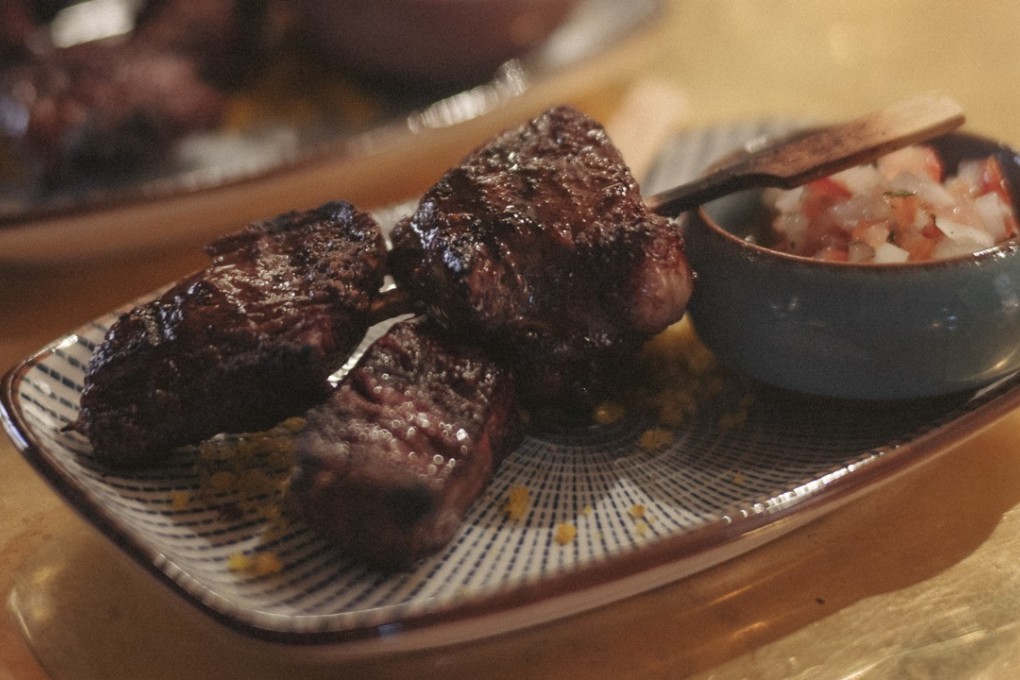Yakitori-style beef skewers from Uma Nota