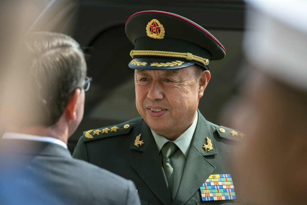 General Fan Changlong visiting the Pentagon in June 2015. Photo: EPA