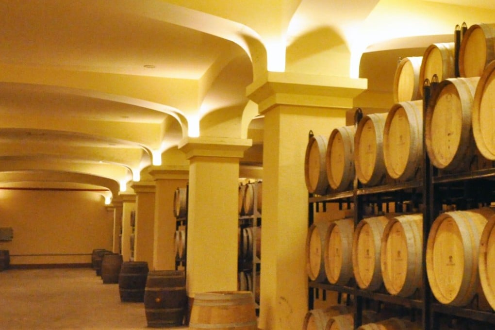 The cellar at Grace Vineyard, in Shanxi province.