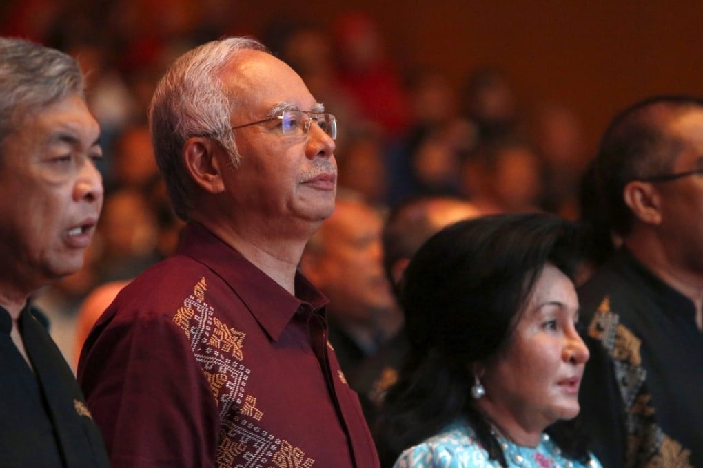 Malaysia's Prime Minister Najib Razak, second from left, and wife Rosmah Mansor. Photo: Reuters