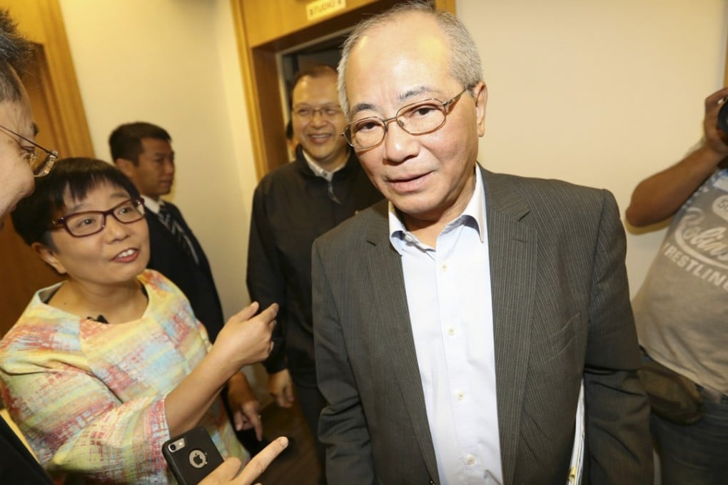 Eddie Ng hits out at critics of national education. Photo: Edward Wong