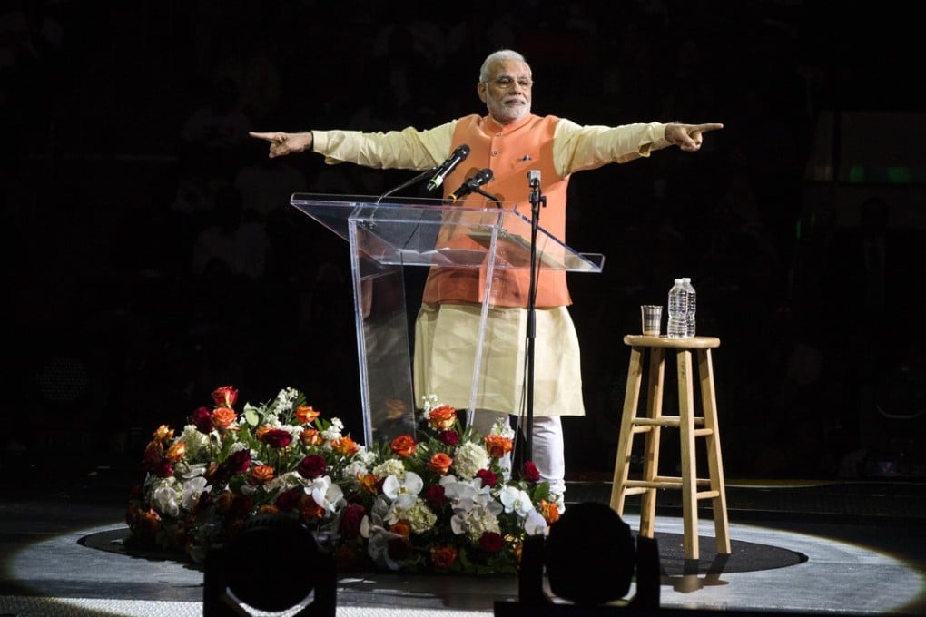 Indian Prime Minister Narendra Modi at Madison Square Garden in New York, during his visit in 2014. Photo: Reuters