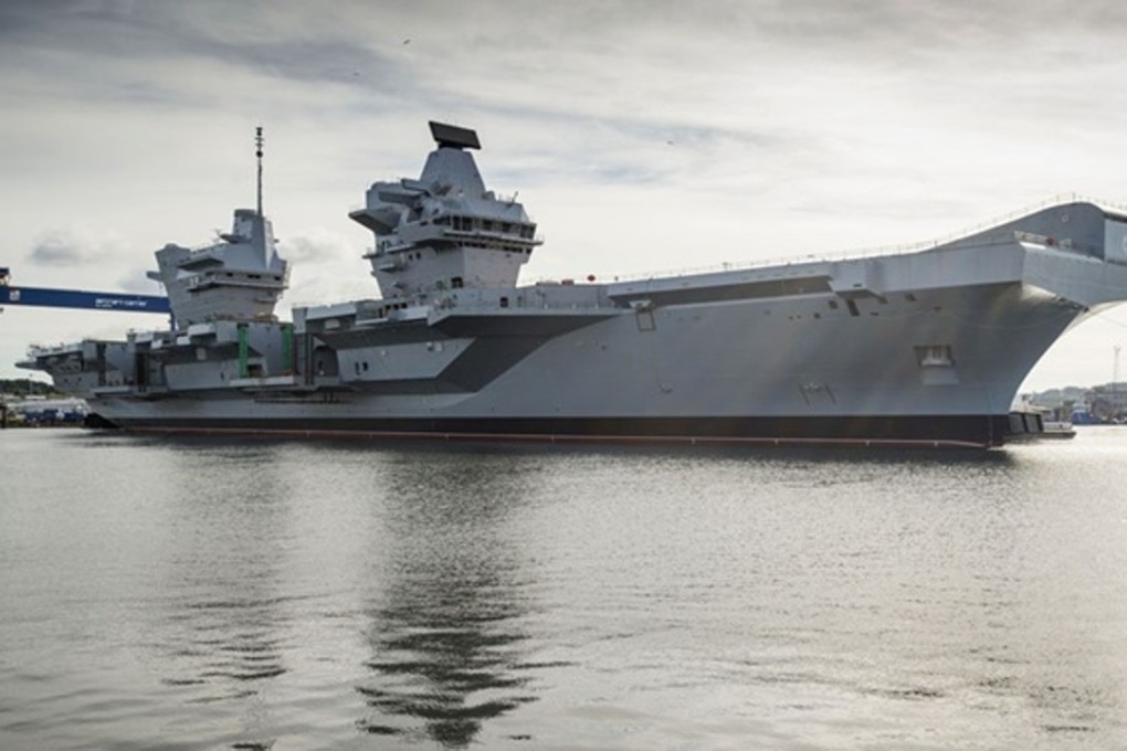HMS Queen Elizabeth will set sail on its maiden voyage Monday. Photo: Ministry of Defence
